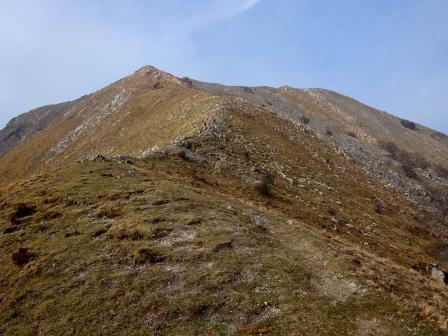 Monte Matanna sentiero per vetta