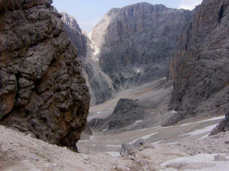 Sentieri Catinaccio di Antermoia-Guardando Passo Molignon