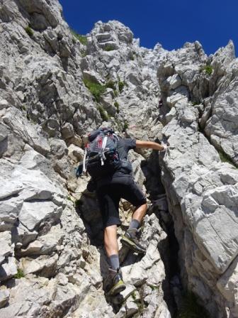 Pizzo d'Uccello via normale arrampicata