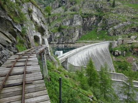 Diga di Campliccioli alta valle Antrona