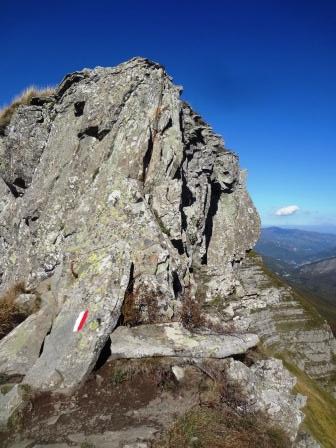 Monte Giovo cresta Grotta Rosa