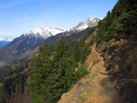 Alta Via di Merano Hans Frieden Weg Cigot Cima di Tel