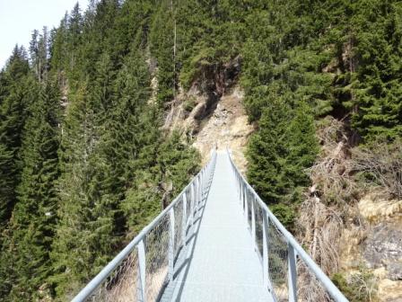 ponte sospeso Alta Via di Merano