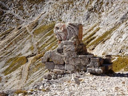 Rifugio Fraccaroli Cima Carega sfinge