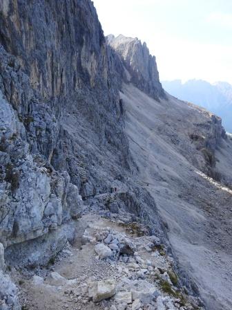 cengia ferrata Passo Santner