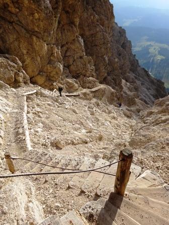 Passo Coronelle Catinaccio sentiero 550