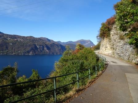 Sentiero del Viandante panoramica strada