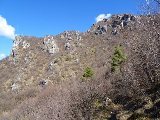 Monte Zingla cresta sud-ovest