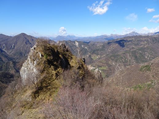 sentiero 282 Monte Zingla panorama