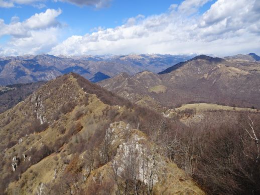 Monte Zingla cresta nord-ovest