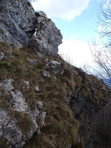 Monte Zingla tratto attrezzato