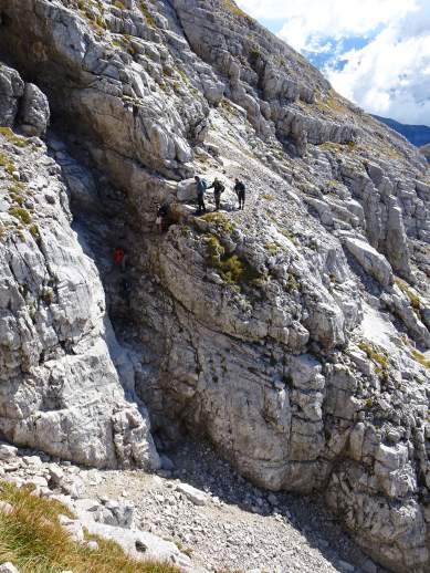 Pizzo Arera passaggio attrezzato